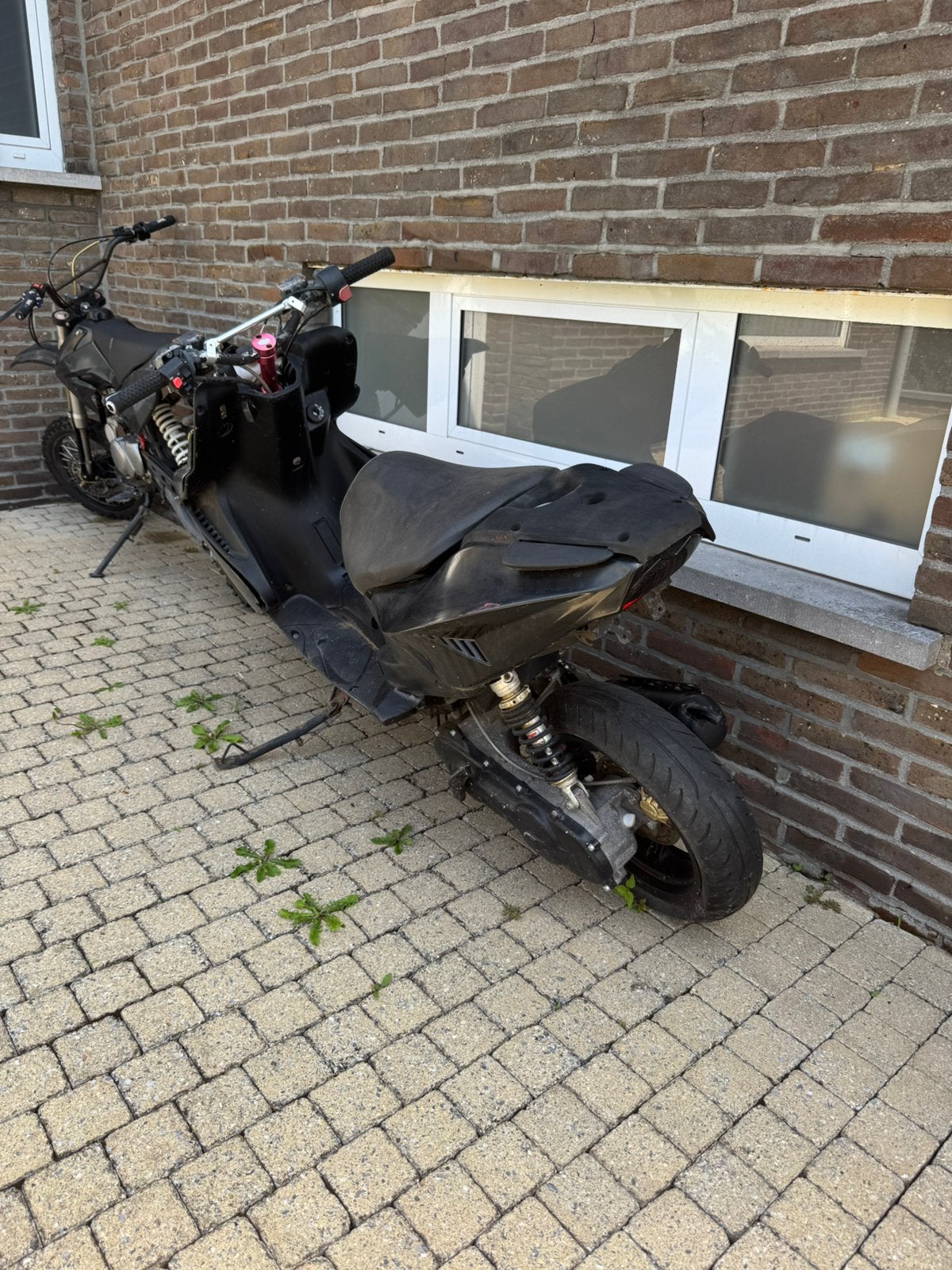 Crosser + Yamaha aerox saman of apart te koop, Fietsen en Brommers, Ophalen, Gebruikt, 50 cc