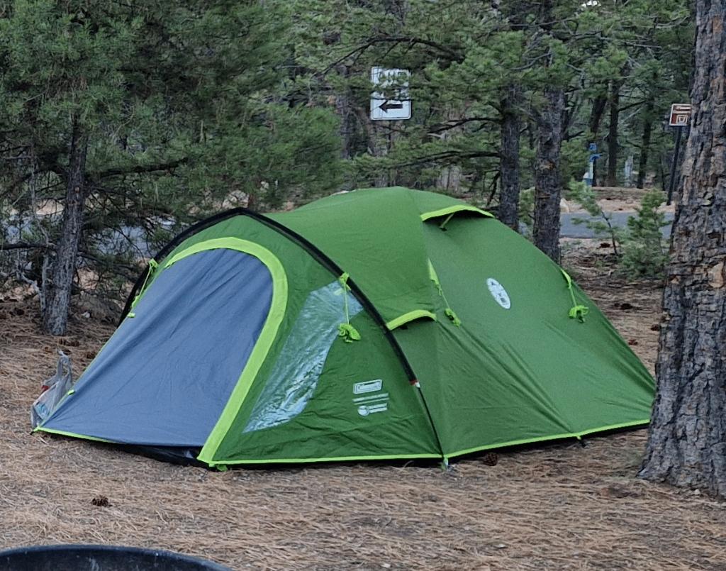 Tent Coleman Darwin 3+ Blackout, Ophalen, Zo goed als nieuw, Tot en met 3