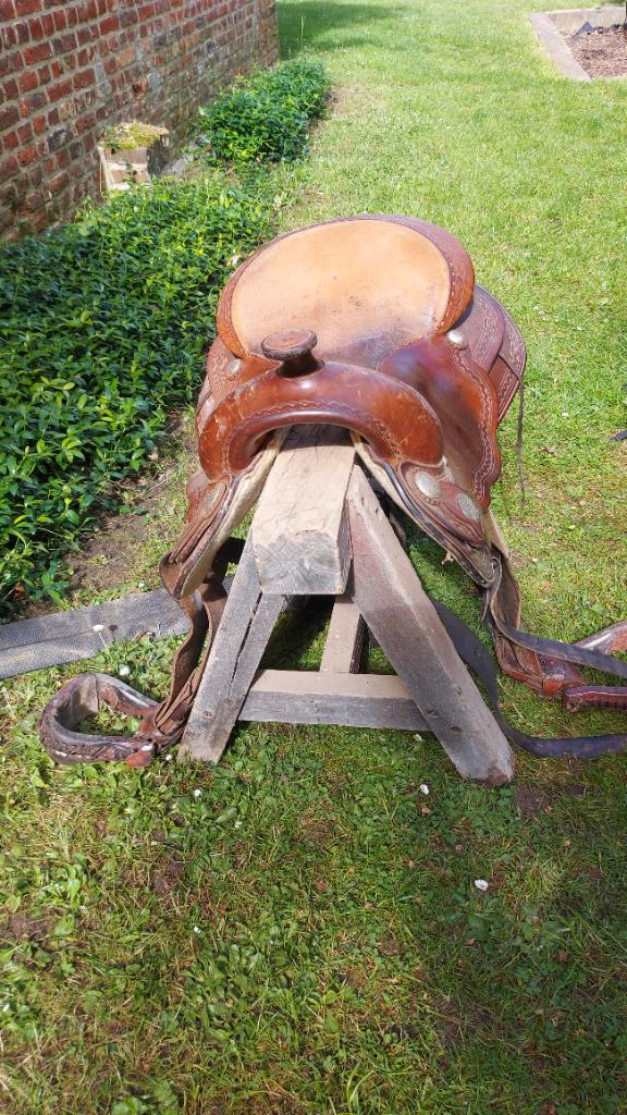Western zadel Billy cook & Continental Equiflex, Ophalen, Gebruikt, Western