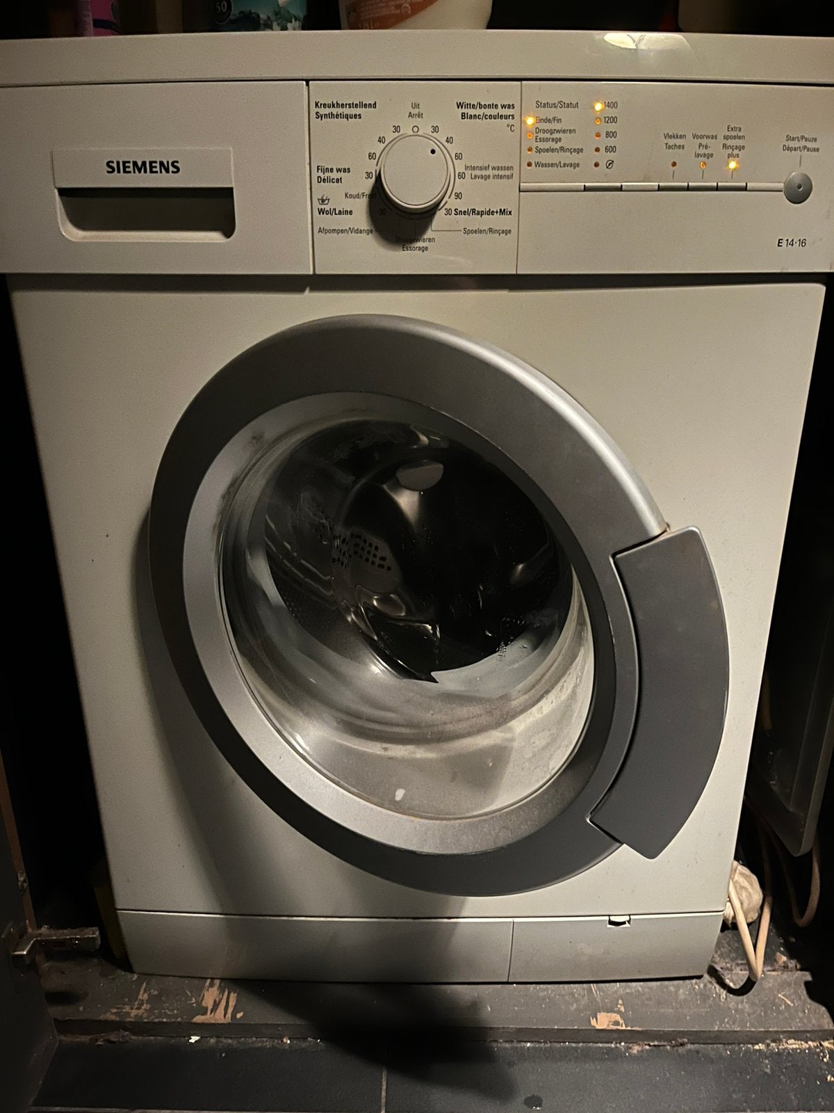 Lave linge machine à laver, Siemens, Enlèvement, Utilisé, 1600 tours ou plus, Programme lavage à la main