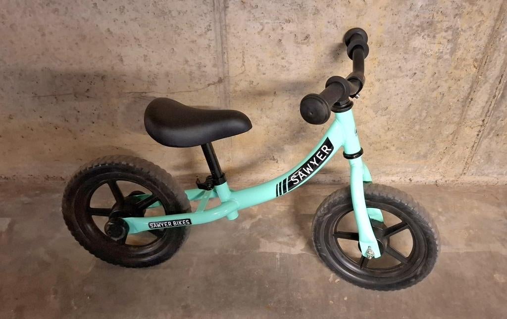 Fiets zonder pedalen, merk Sawyer, Ophalen, Zo goed als nieuw