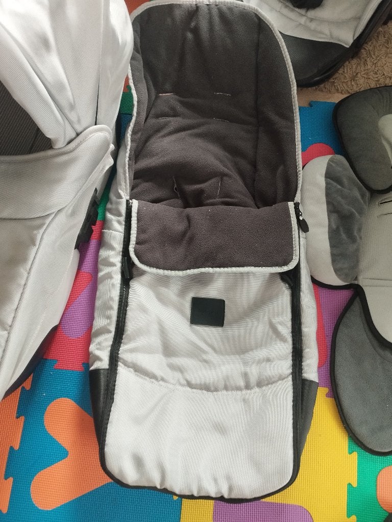 kinderwagen en maxi-cosi 3 in 1, Enfants & Bébés, Poussettes & Combinaisons, Enlèvement, Utilisé, Poussette, Avec siège auto