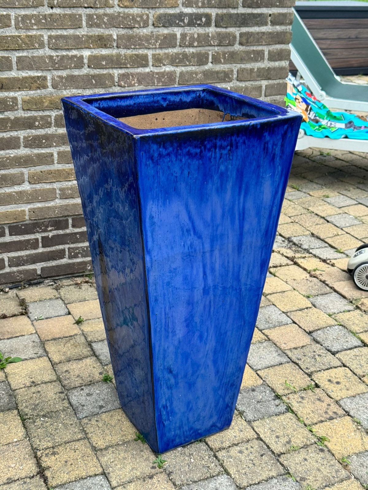 Groot keramiek bloempot, Ophalen, Zo goed als nieuw