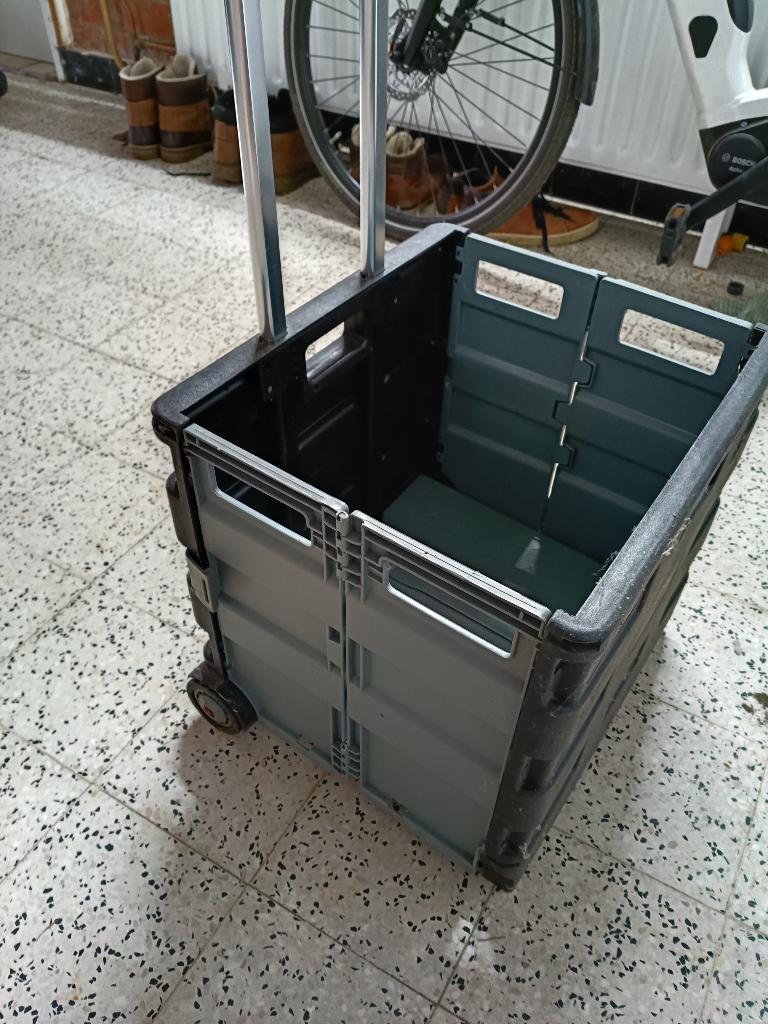 Inklapbare boodschappen bak, Doe-het-zelf en Bouw, Kratten en Dozen, Ophalen, Zo goed als nieuw, Opvouwbaar