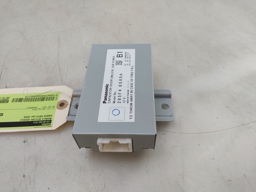 MODULE KEYLESS VEHICLE Nissan Ariya (FE0) (|285F46SX0A|), Gebruikt, Germany@nissan-services.eu, Kronenweg 38
50389  Wesseling, DE