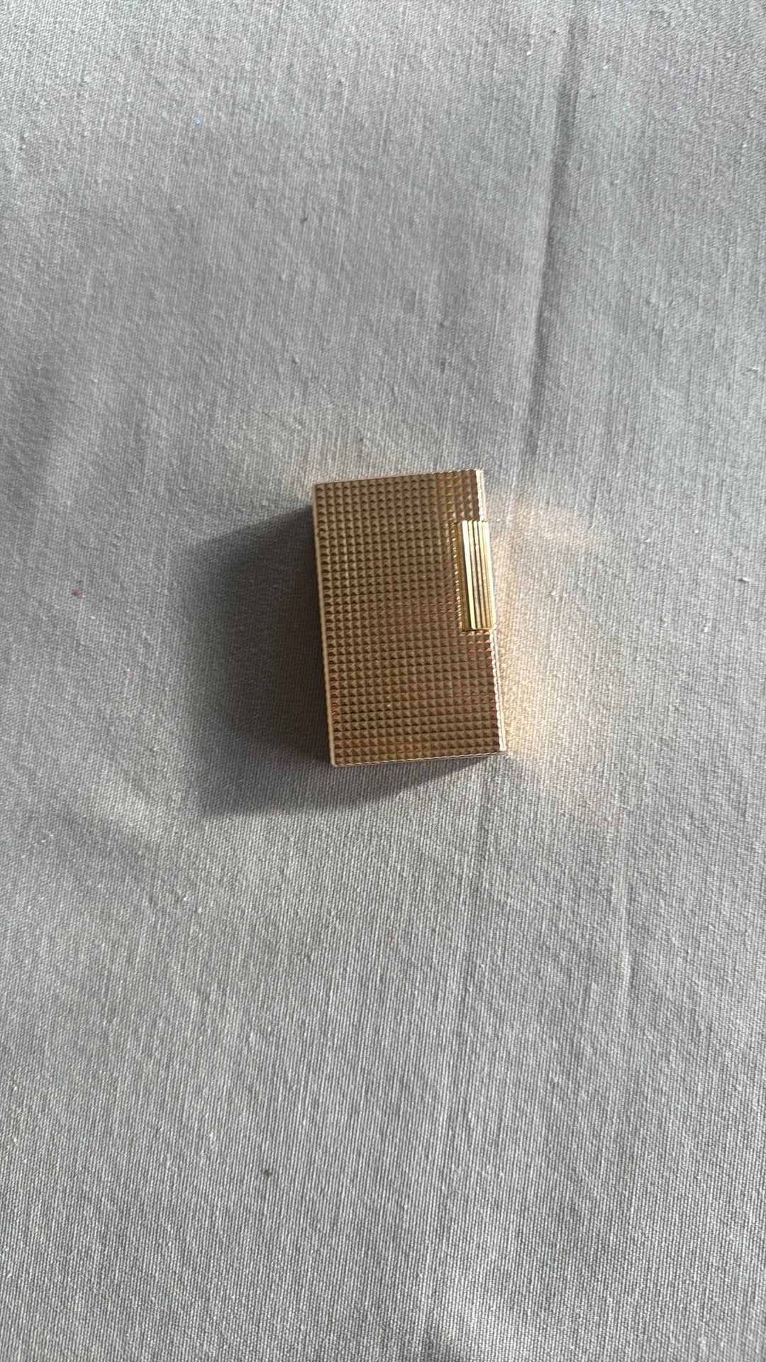 Dupont gouden aansteker ( geen massief goud ), Gebruikt, 1 bedel, Goud, Ophalen
