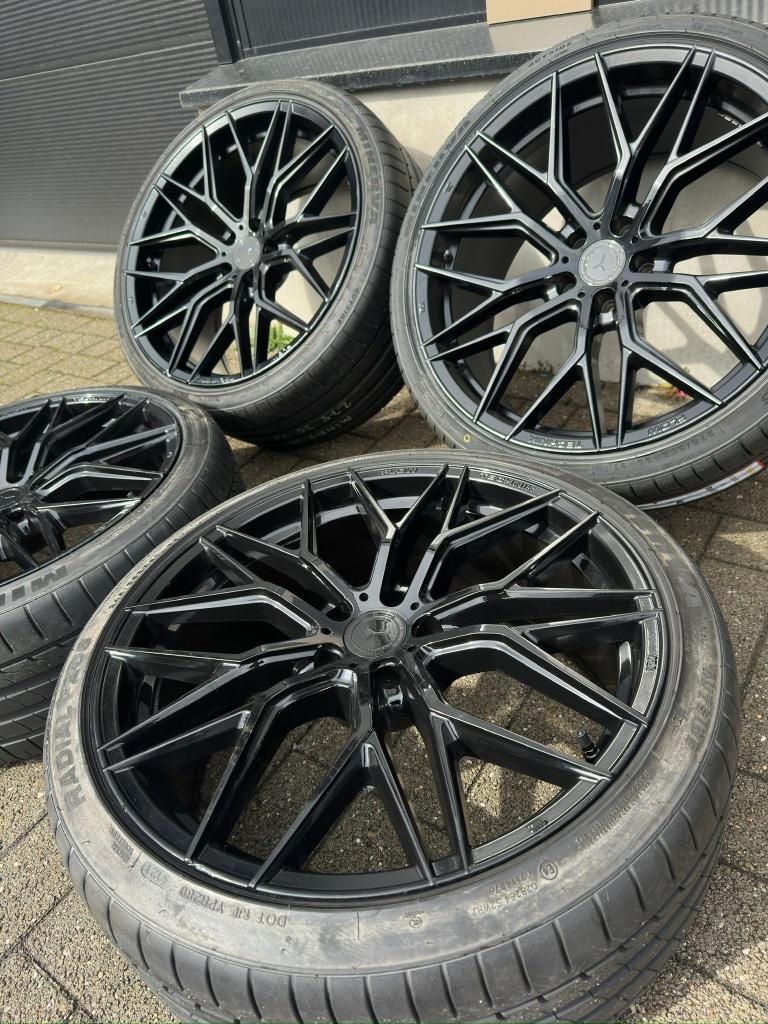 20" 5x112 Breedset – IST34 + Pirelli – Complete Set, Ophalen, Gebruikt, Seat