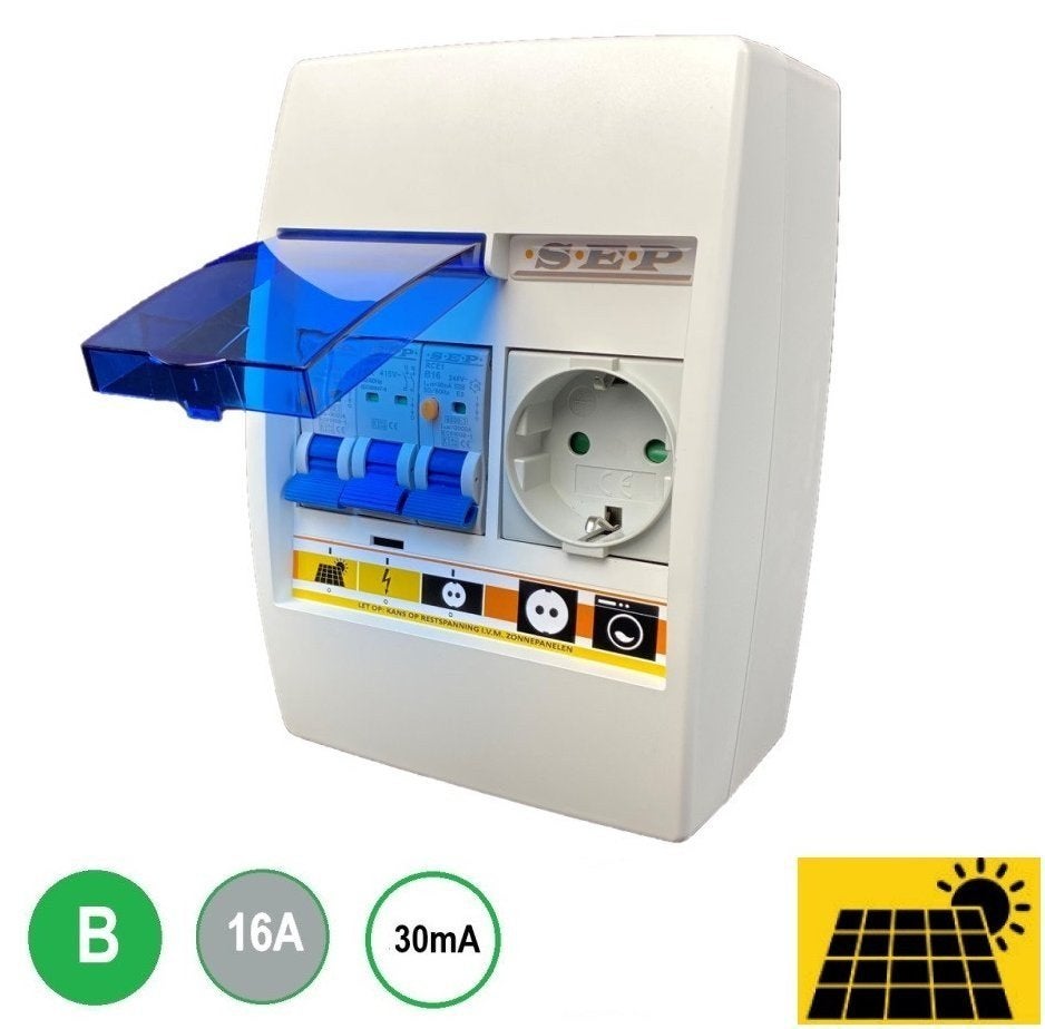 PV verdeler SUNA 3000W ALA B16 30mA 1x WCD, Envoi