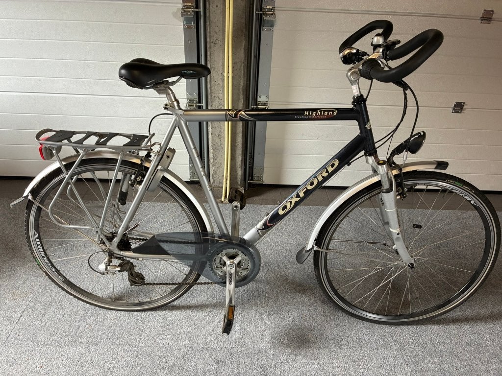 Herenfiets Oxford, Autres marques, Vitesses, Frein sur jante, 57 à 61 cm