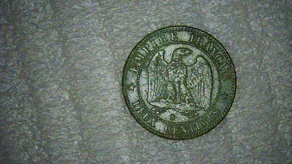 2 centimes Napoléon III Tête nue 1856 B, Enlèvement ou Envoi, Belgique