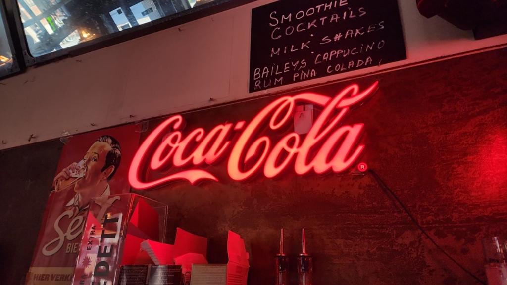 Coca cola.neon reclame, Verzamelen, Ophalen