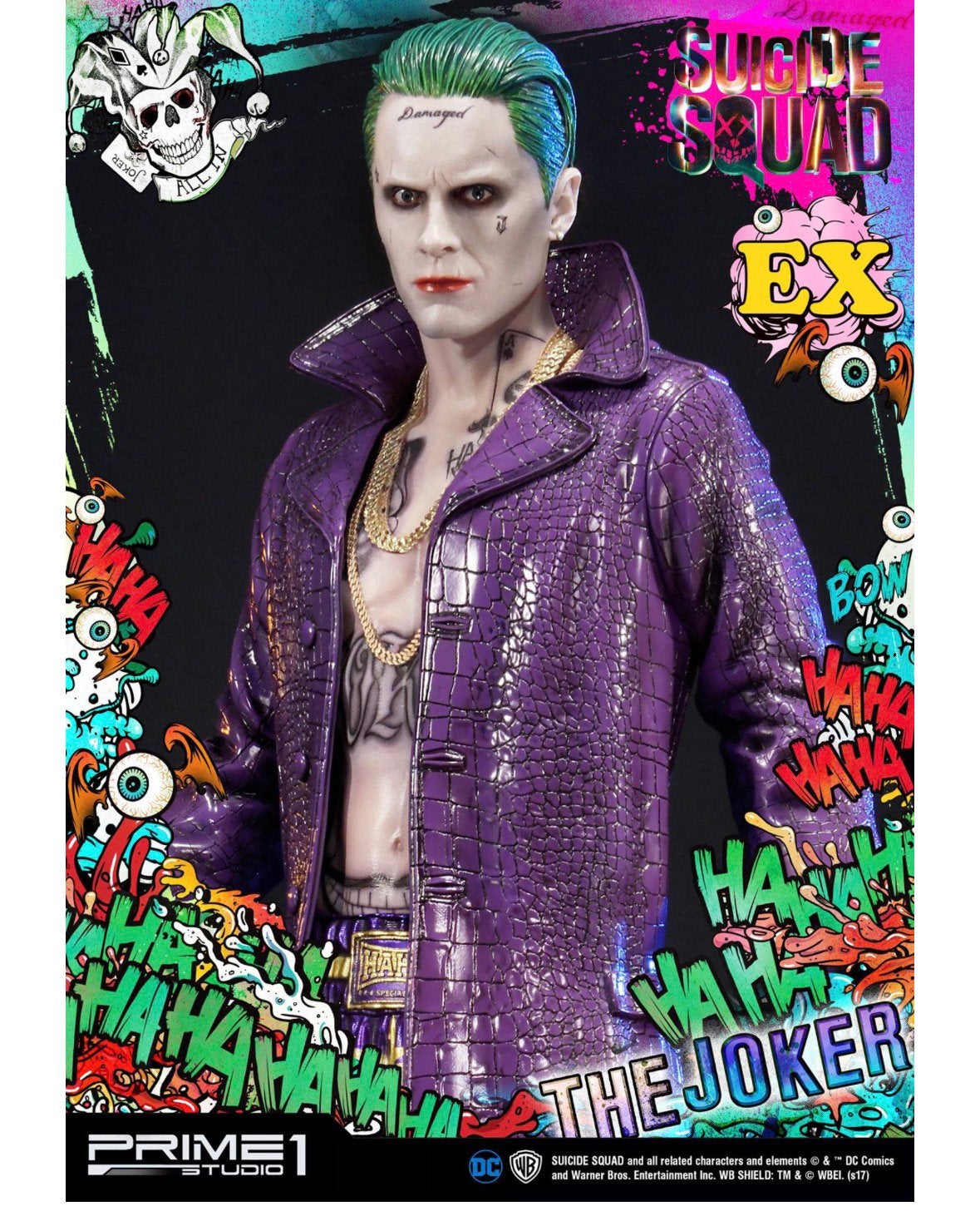 Statue Joker Suicide squad Prime 1  EX / Sideshow NEUVE, Collections, Enlèvement