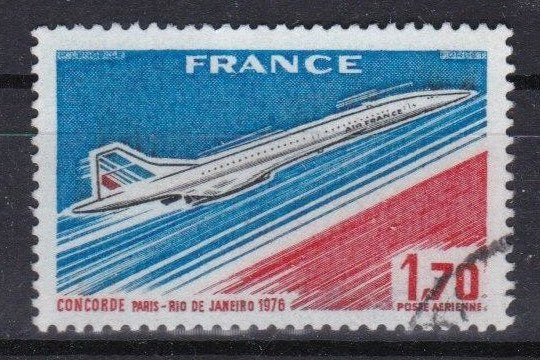 France 1976 No 49 poste aérienne, Envoi, Affranchi