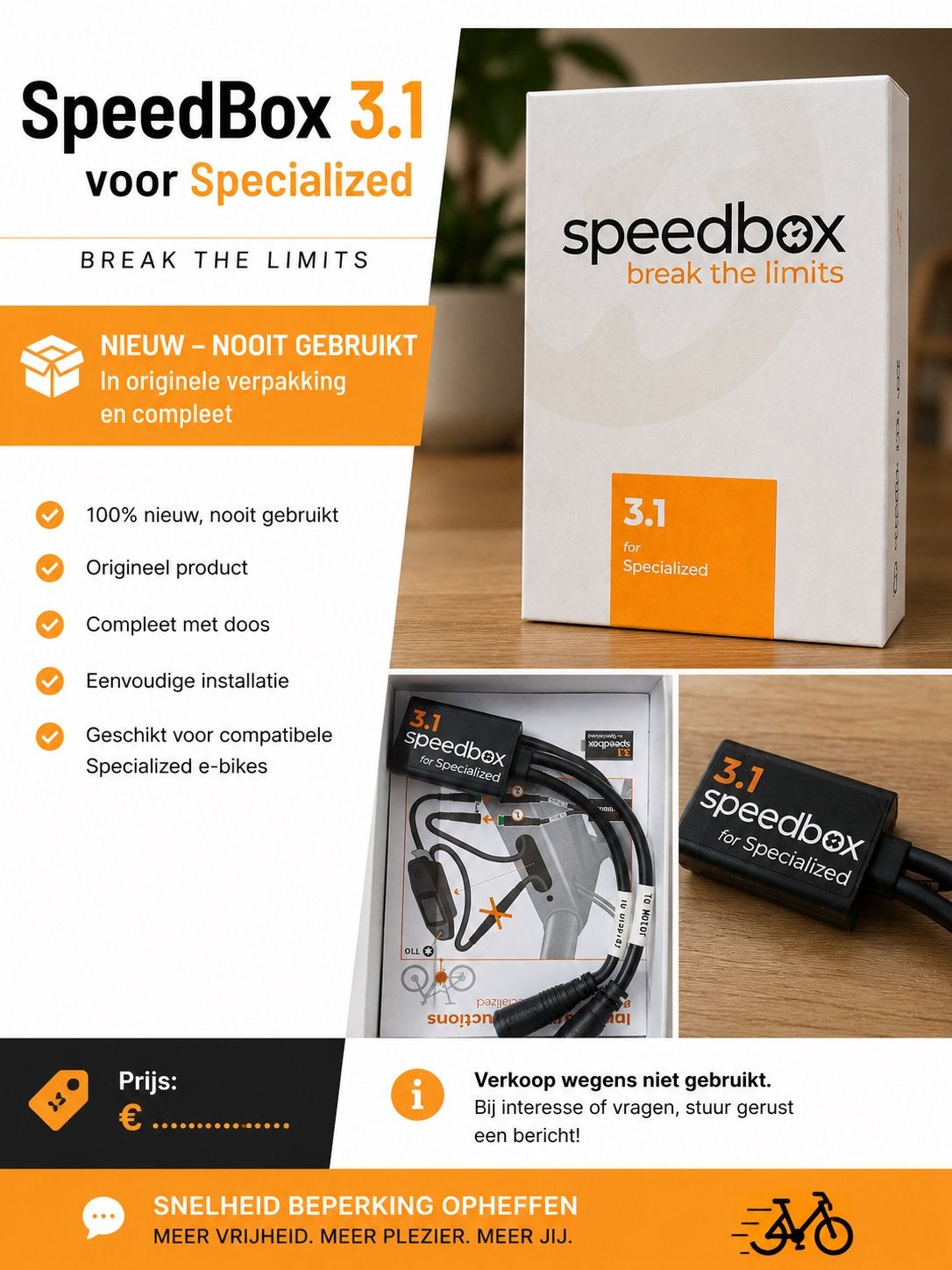 SpeedBox 3.1 voor Specialized, Fietsen en Brommers, Ophalen of Verzenden