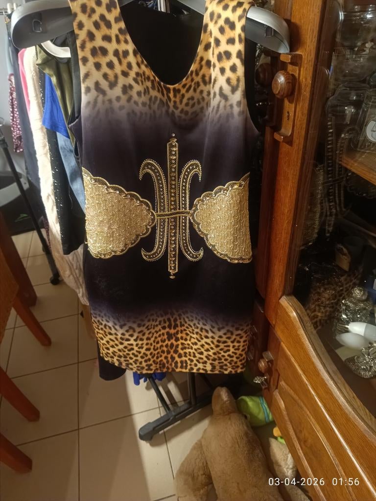 Mooie tijger kleedtje nooit aan gehad, Kleding | Dames, Ophalen, Maat 42/44 (L)