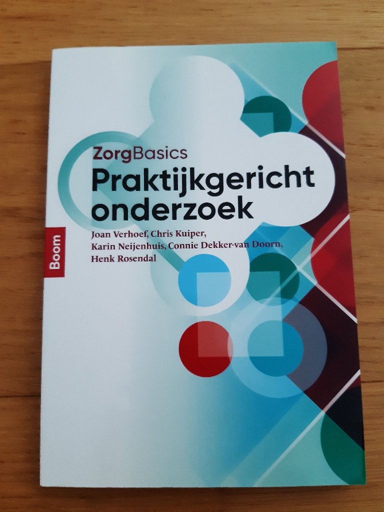 Zorgbasics - praktijkgericht onderzoek, Ophalen, Boom, Nieuw, Hogeschool