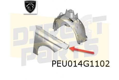 Peugeot 308 (9/21-) voorscherm Rechts Origineel! 9837980680, Neuf, -, -, Garde-boue