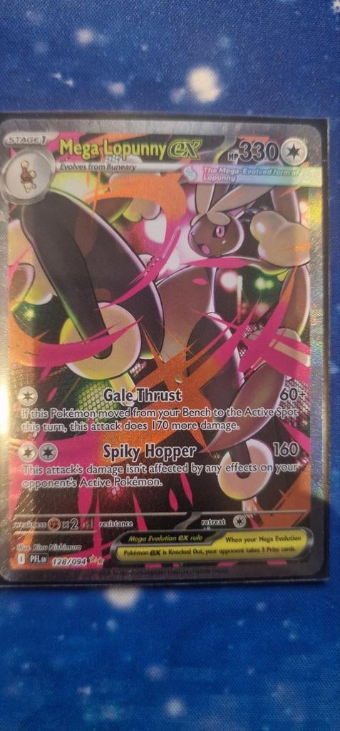 Pokemon Phantasmal Flames Mega Lopunny ex (PFL 128), Hobby en Vrije tijd, Verzamelkaartspellen | Pokémon, Ophalen of Verzenden