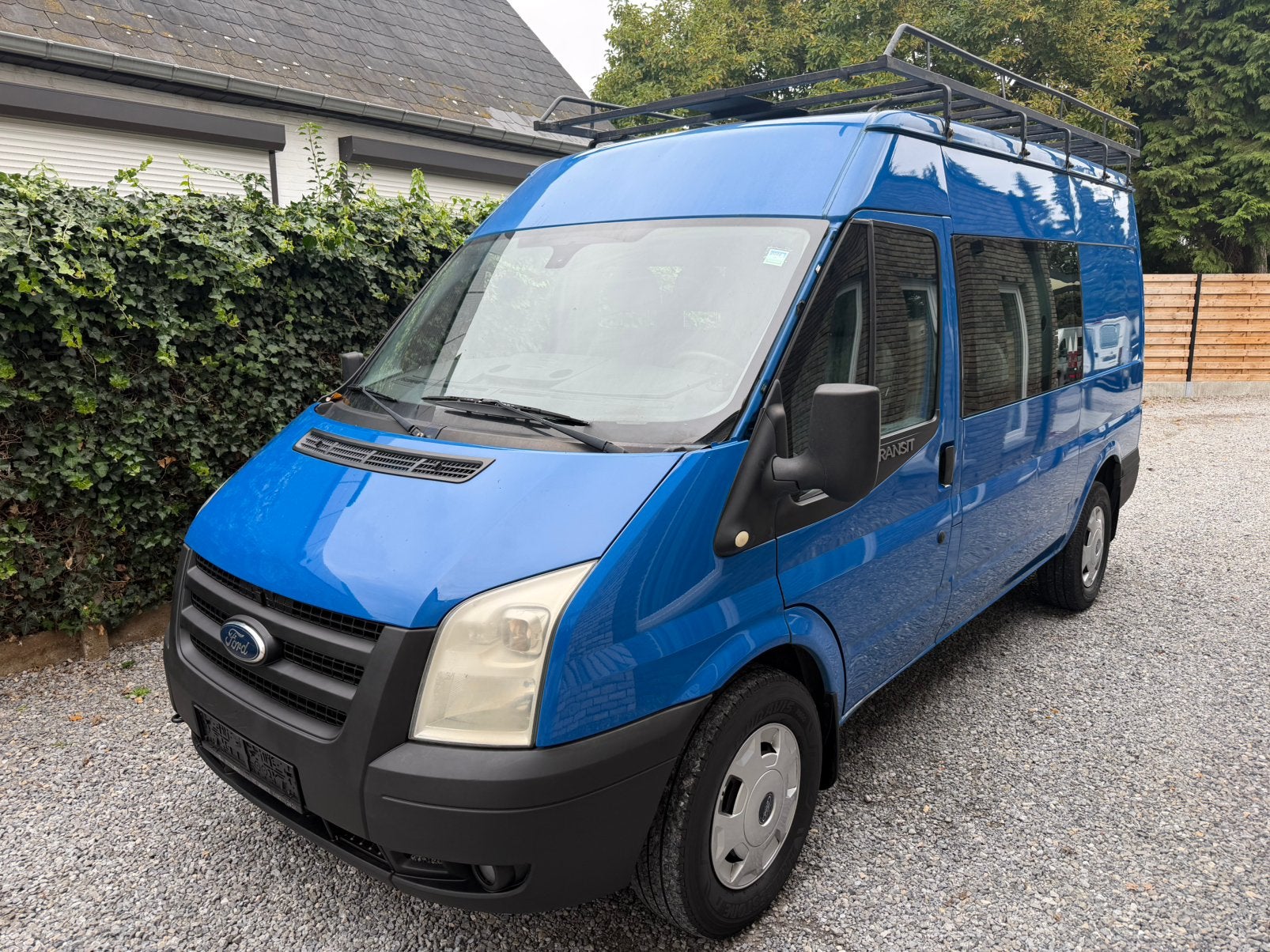 Ford transit 2.2tdci dubbelcabin 6pl perfecte staat Gekeurd, Auto's, Bedrijf, Diesel, 6 zetels, Ford