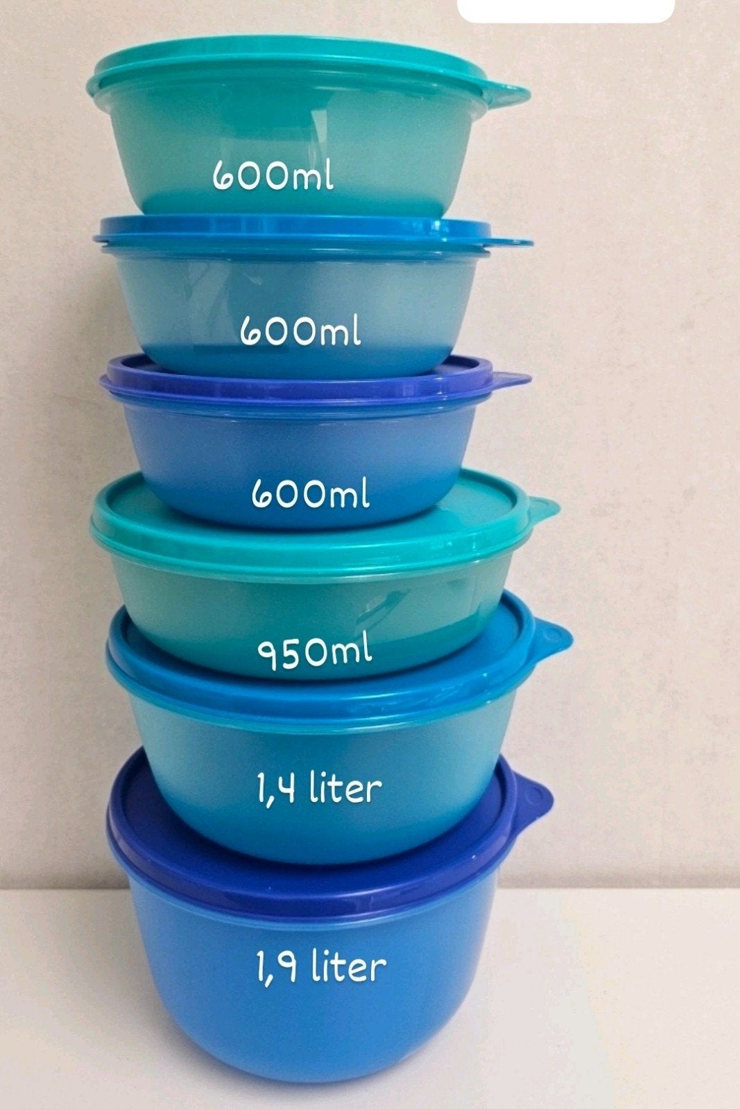 Tupperware set ruimtekommen, Ophalen of Verzenden, Nieuw
