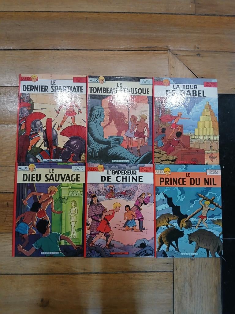 Lot de 6 bd alix, Enlèvement ou Envoi