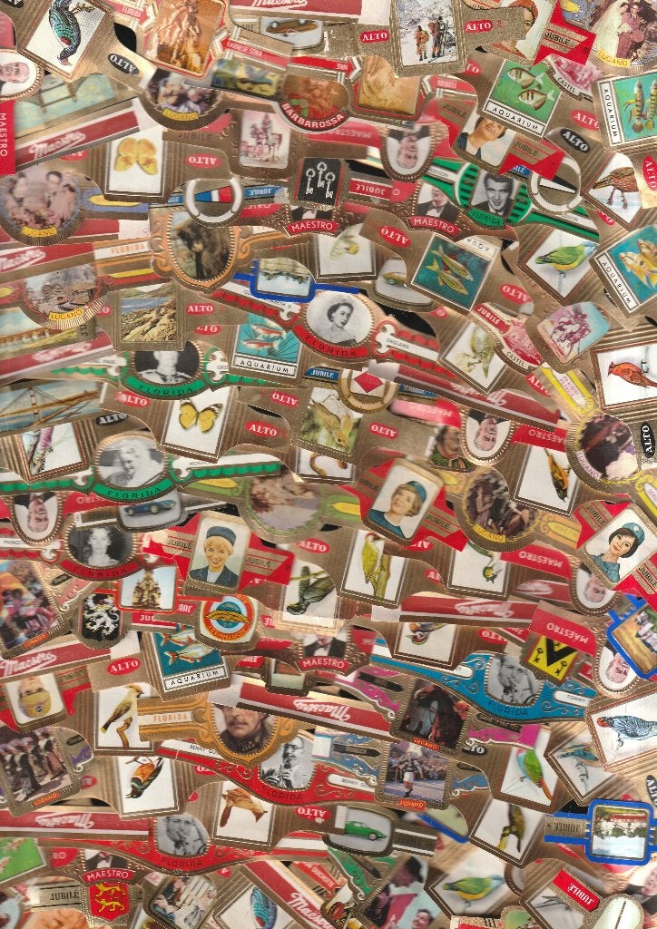 lot de 1000 pièces d'anciens bracelets à cigares de Varia,, Collections, Envoi, Utilisé, Bagues de cigare