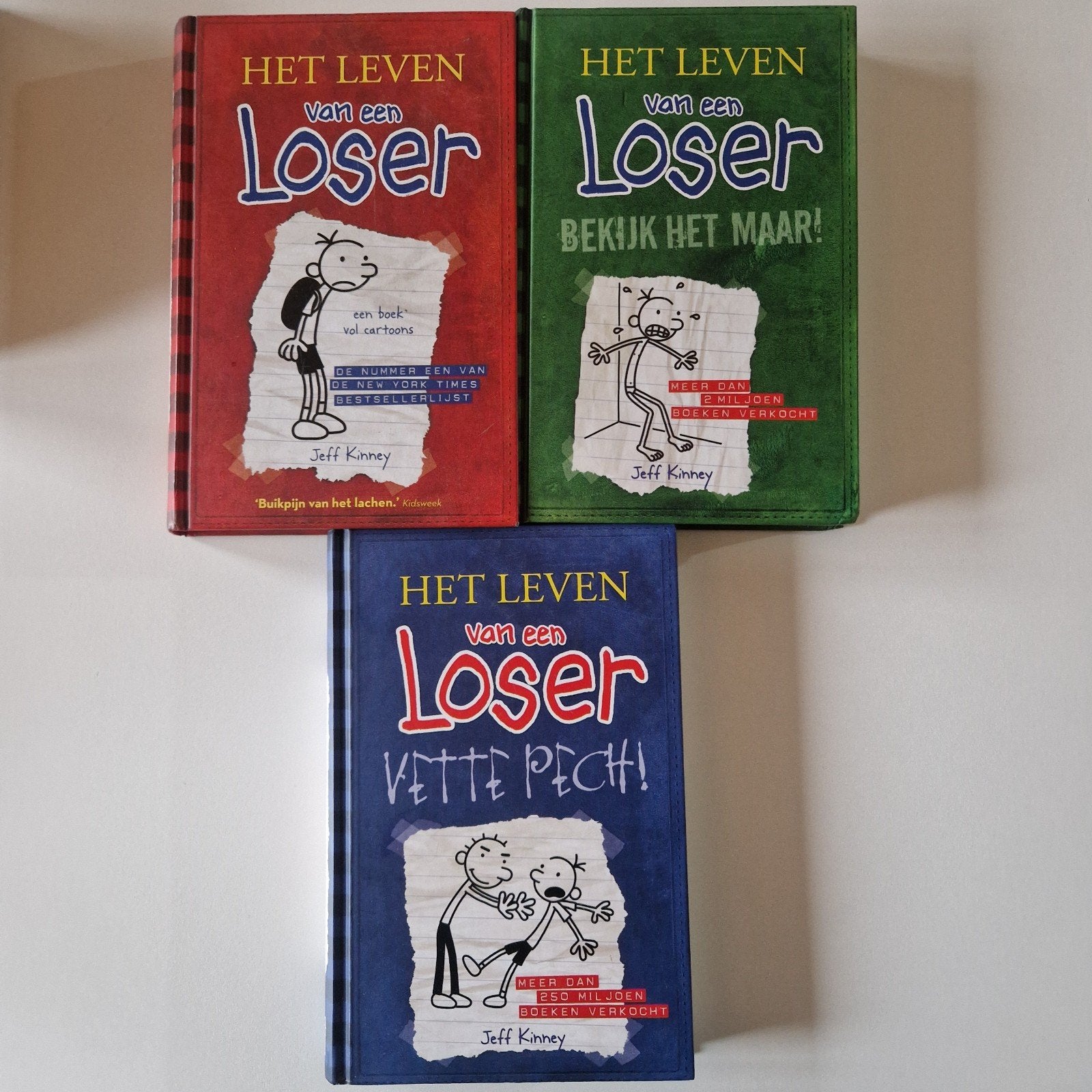 Het leven van een Loser, Boeken, Ophalen