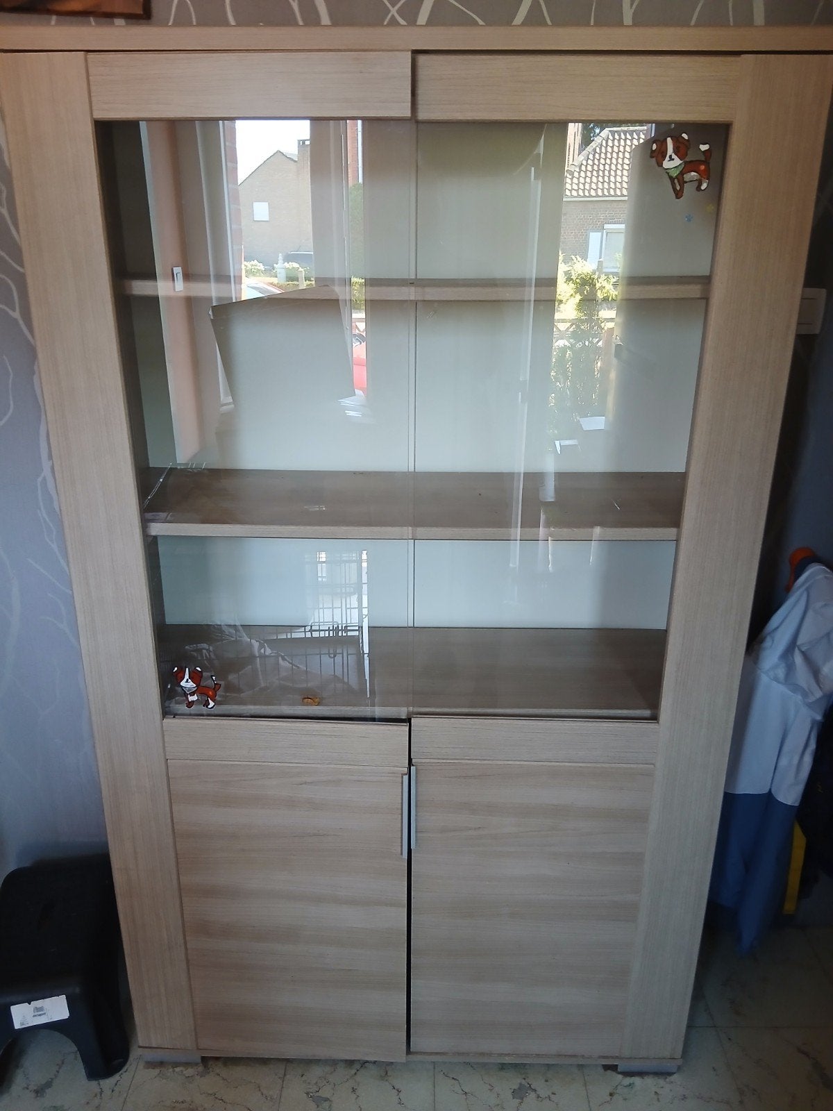 vitrinekast, Huis en Inrichting, Ophalen, Gebruikt
