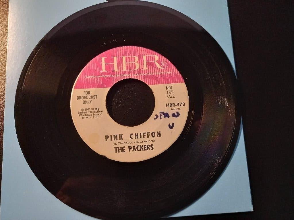 The Packers ‎– Pink Chiffon '7 Popcorn ", Ophalen of Verzenden, Zo goed als nieuw, Overige typen, R&B en Soul
