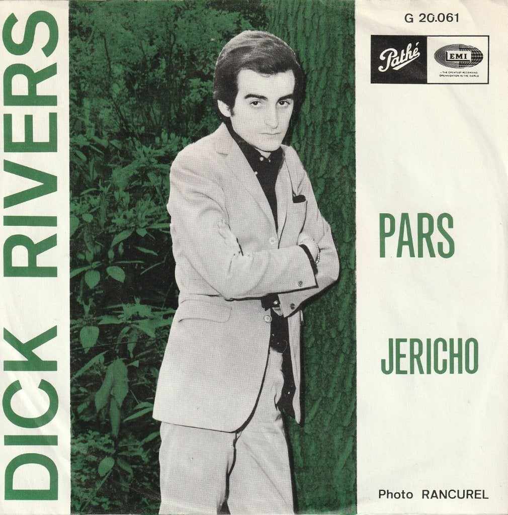 Dick Rivers - Pars / Jericho, CD & DVD, Vinyles Singles, 7 inch, Comme neuf, Pressage original, Rock et Metal