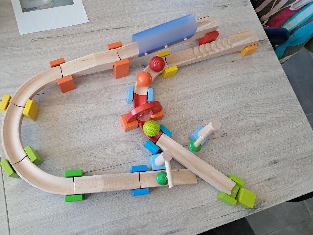 Haba mijn eerste knikkerbaan ( 2 banen), Ophalen, Zo goed als nieuw, Bouwen