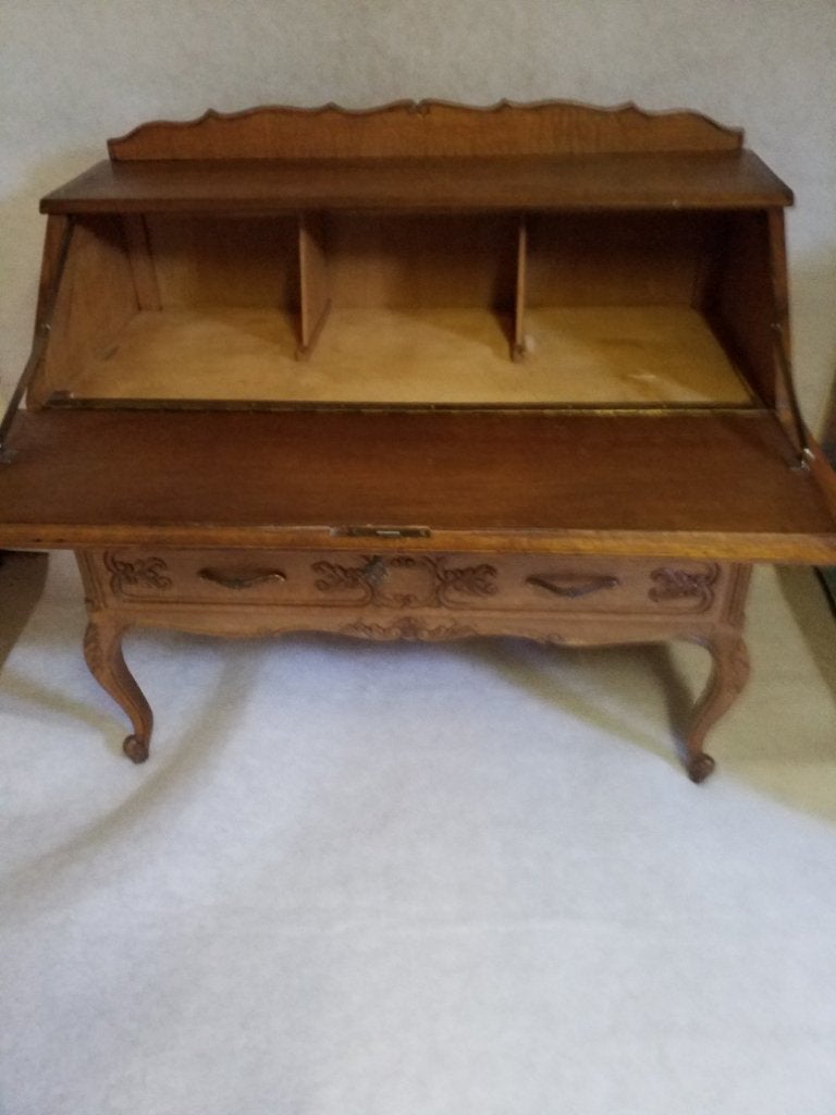 Secretaire louis xv iek naturel, Ophalen, Gebruikt, Louis XV