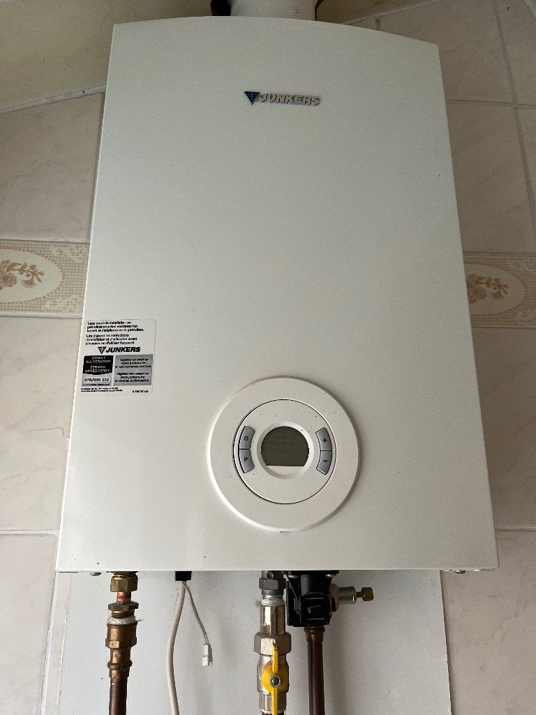 Junkers gasdoorstromer Hydrocompact WTD18 AME23, Bricolage & Construction, Chauffe-eau & Boilers, Enlèvement, Comme neuf, Gaz naturel
