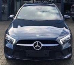 A250e, Auto's, Dealer onderhouden, 4 cilinders, Blauw, Leder