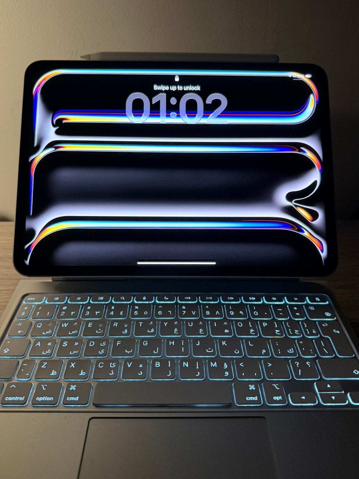 iPad Pro 11” M5 1 To Nano Texture + clavier + crayon Pro, Gris, 11 pouces, Comme neuf, Enlèvement