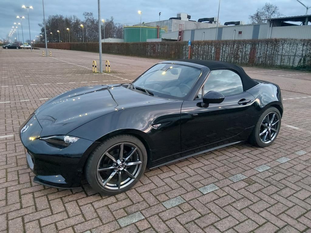 Mazda MX-5 2.0 184 pk ND2 met extra"s, Auto's, 1998 cc, 4 cilinders, Cabriolet, Zwart