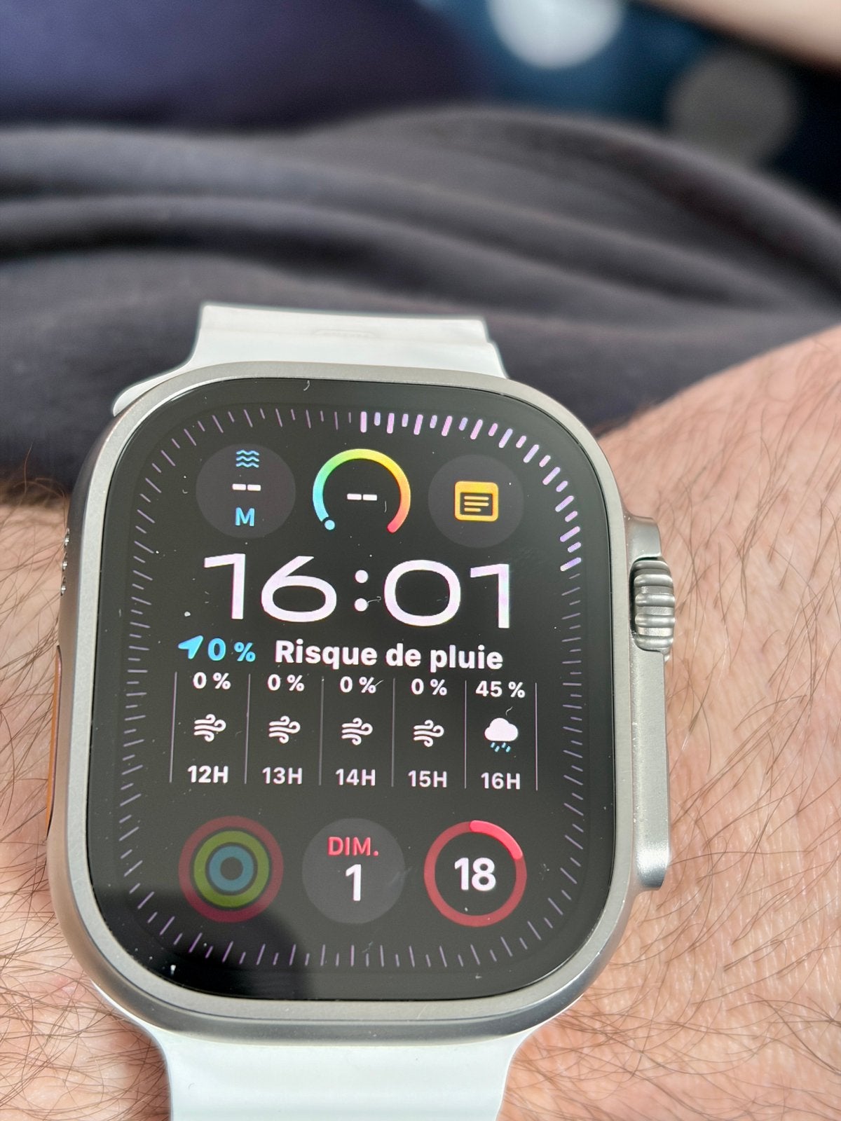 Apple Watch Ultra 2 titane naturel – Comme neuve, Ophalen of Verzenden, Conditie, Zo goed als nieuw