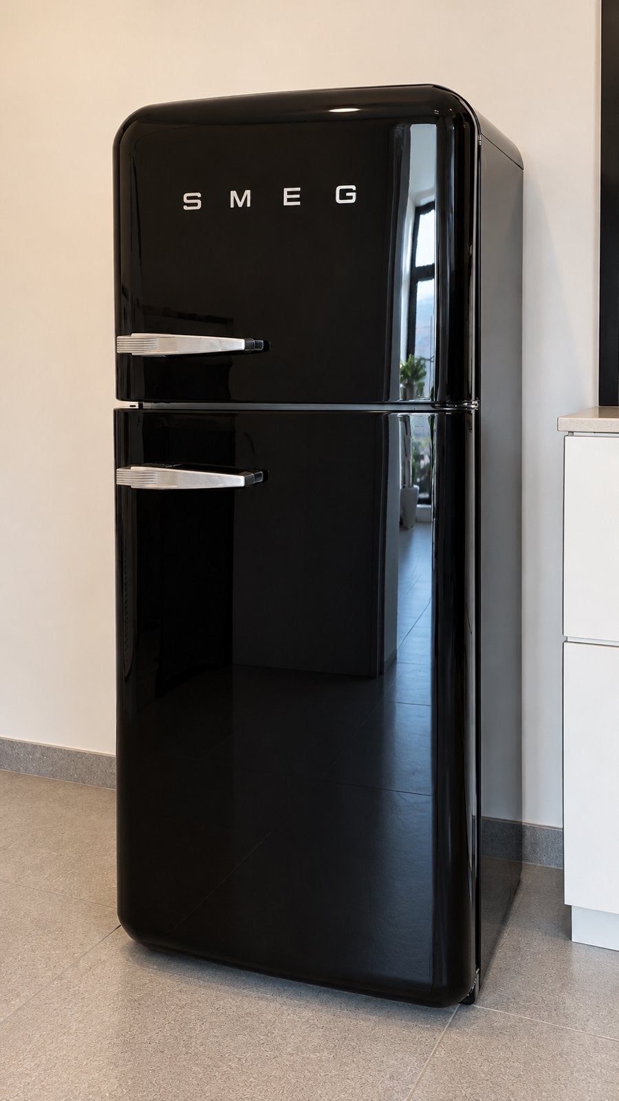 SMEG Koelkast + vriesvak, Ophalen, Zo goed als nieuw