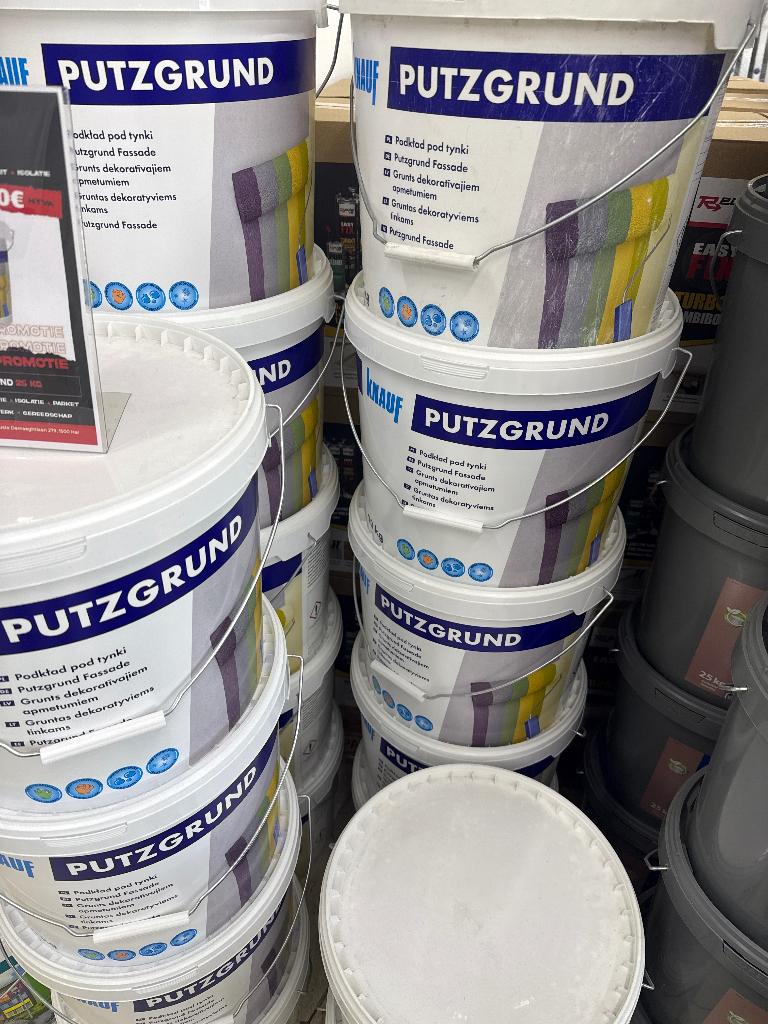 ‼️PROMOS FOU  SUR NOS CRÉPIS MARQUE KNAUF &HELIOS 1,5mm 25kg, Ophalen, Nieuw