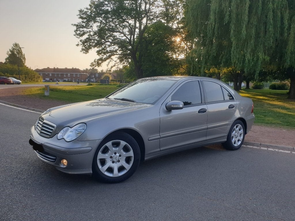 Mercedes C-klasse verkopen, Auto's, 4 deurs, Stof, Beige, Beige