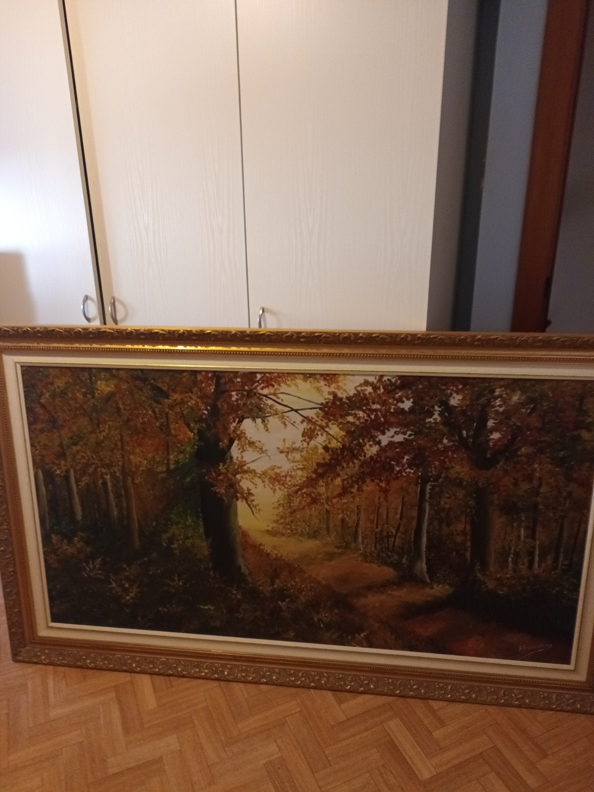 GROTE SCHILDERIJ, Ophalen