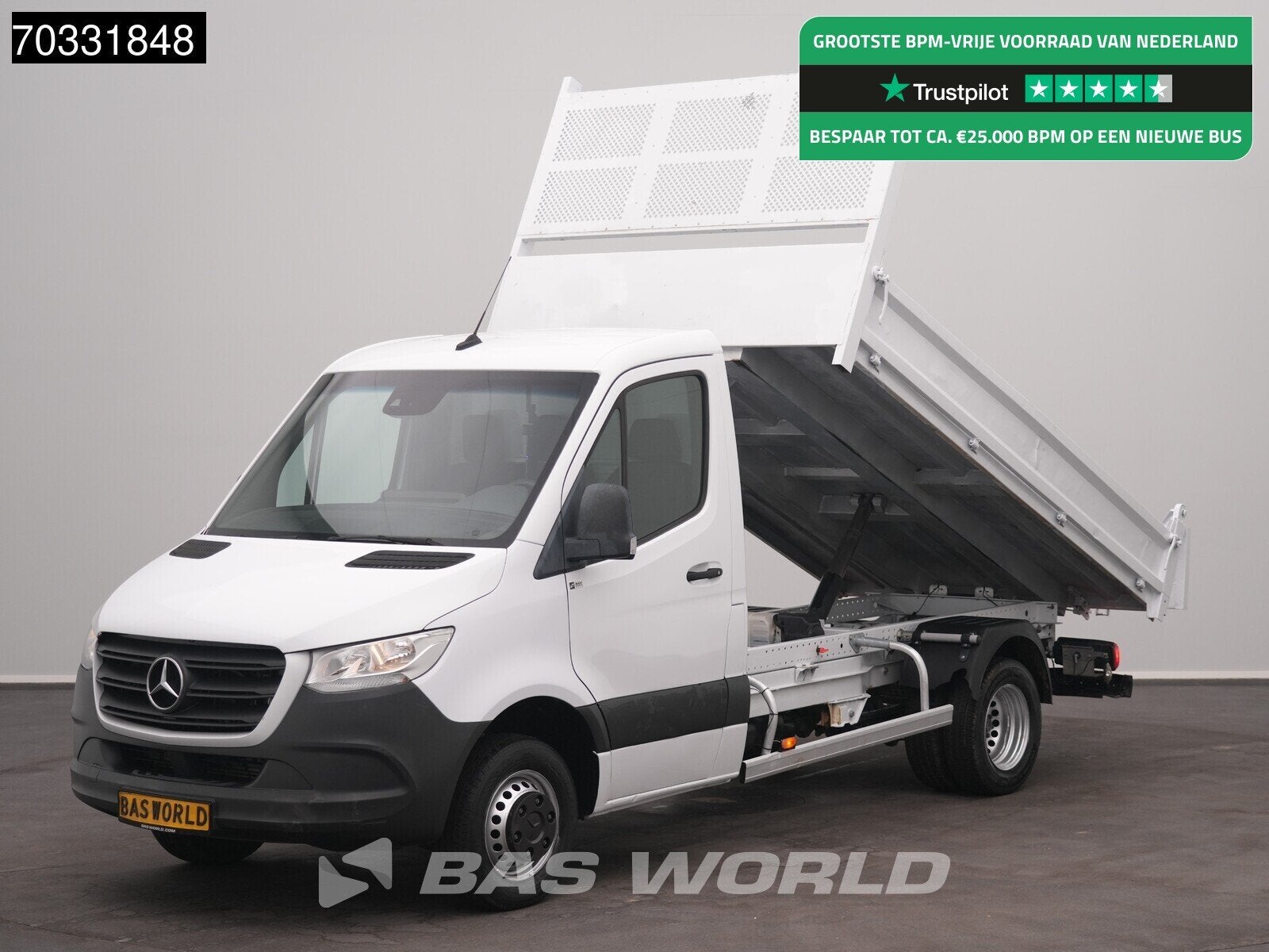 Mercedes Sprinter 516 CDI Automaat Kipper 3500kg trekhaak MB, Automaat, Gebruikt, Euro 6, 4 cilinders