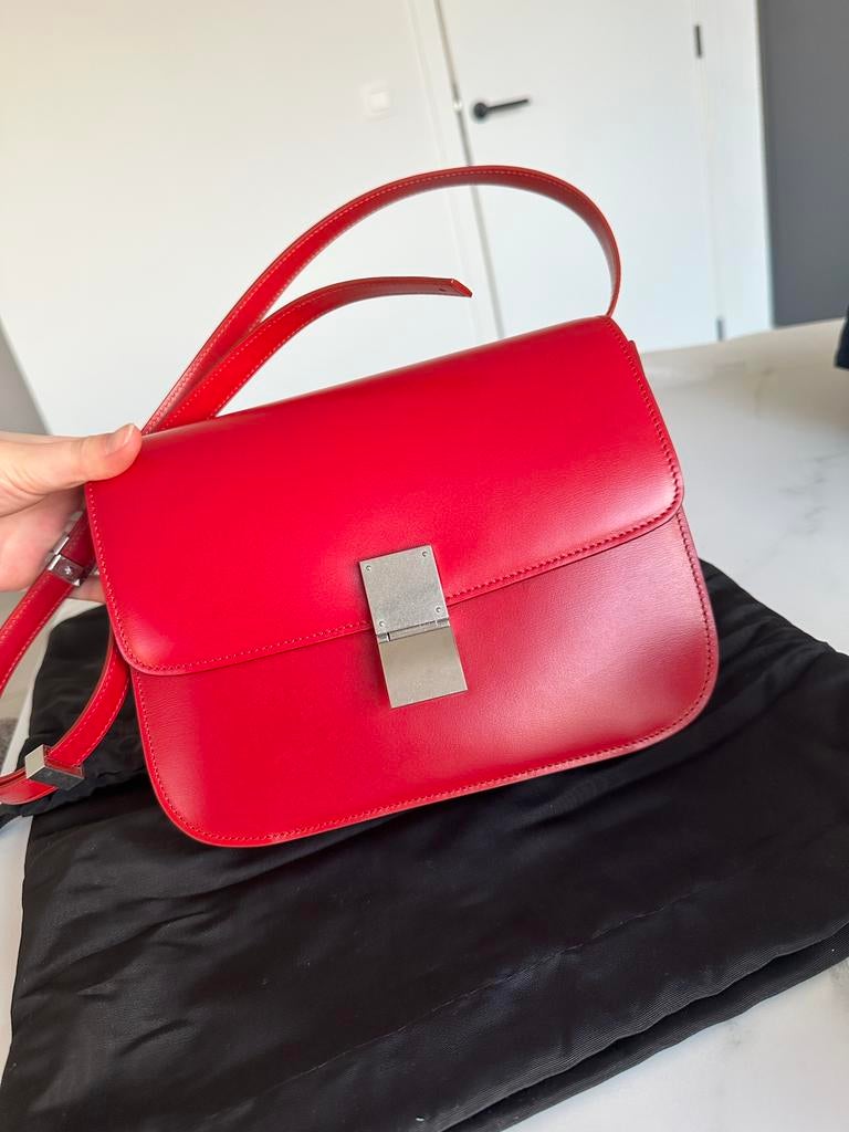 Celine box bag handtas, Handtassen en Accessoires, Tassen | Damestassen, Ophalen, Zo goed als nieuw, Handtas