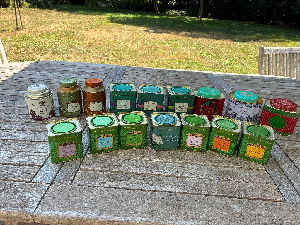 19 boîtes à thé en fer - Fortnum and Mason, Enlèvement ou Envoi, Comme neuf, Thé, Autres marques