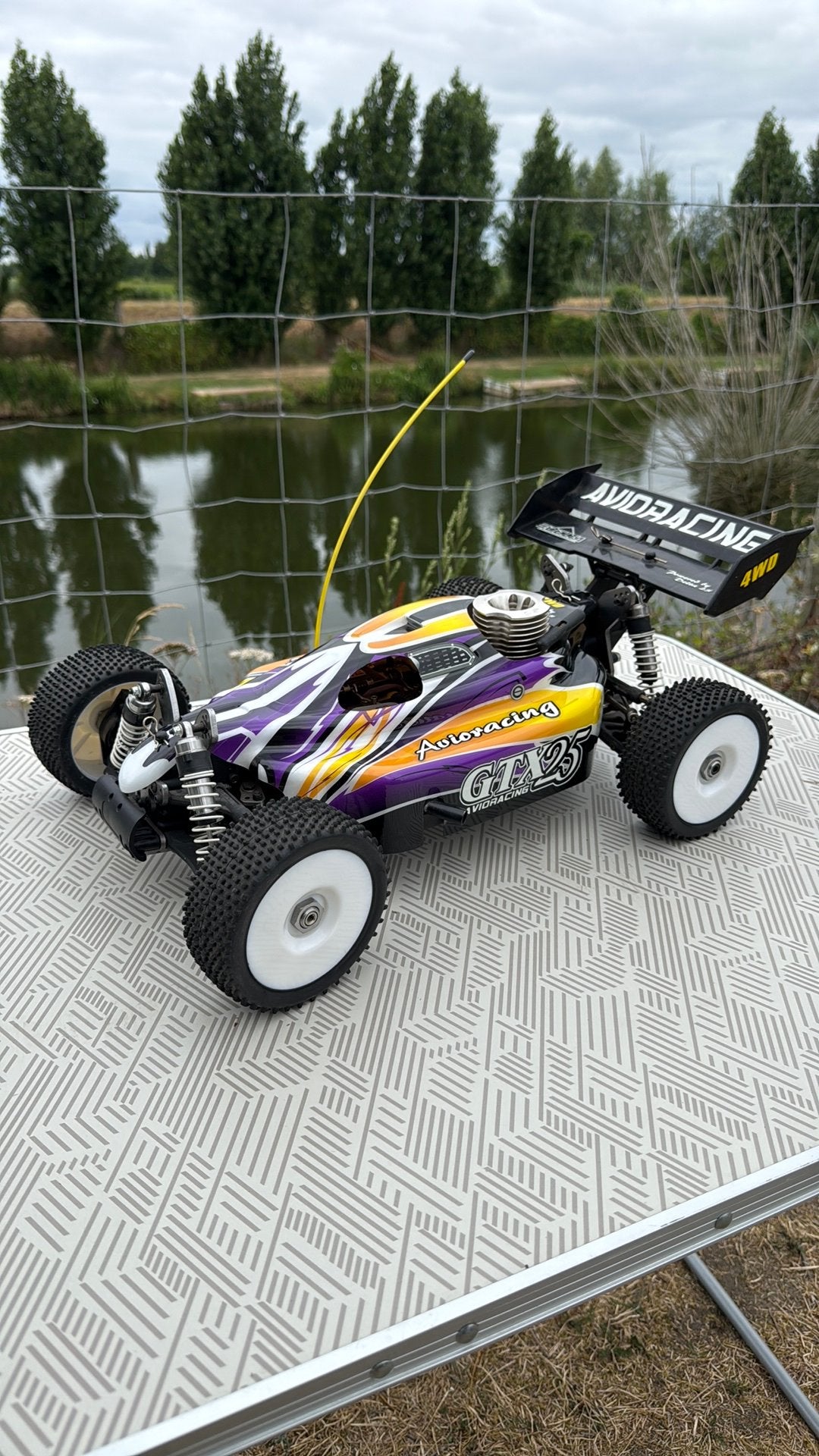 Nitro Rc buggy Avioracing, Ophalen, Zo goed als nieuw, Nitro