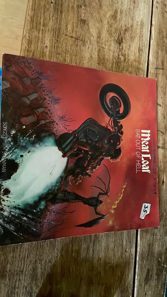 Meat Loaf vinylplaat, CD & DVD, Vinyles | Hardrock & Metal, Enlèvement, Comme neuf