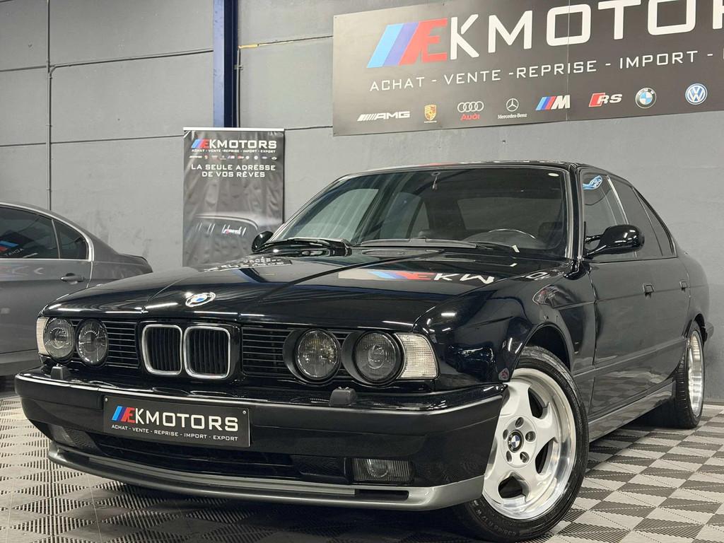 BMW M5 3.8 EDC SUPERSPRINT TOIT OUVRANT (bj 1993), Auto's, Sound system, Zwart, 340 pk, Zwart