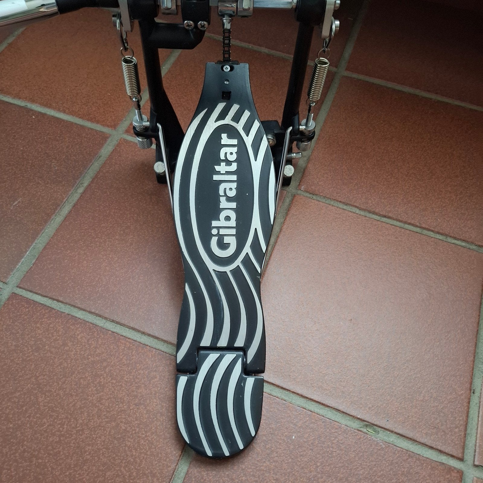 Gibraltar 5611DB dubbel basdrum pedaal voor uw drumstel, Muziek en Instrumenten, Ophalen of Verzenden, Zo goed als nieuw, Drums of Percussie