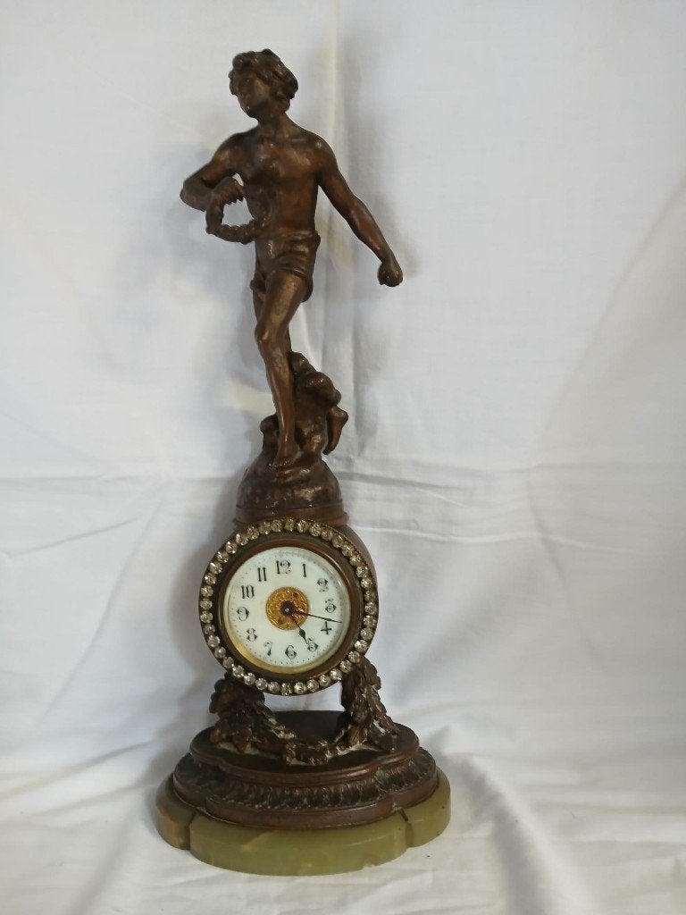 Horloge ancienne August Moreau, Antiquités & Art, Enlèvement