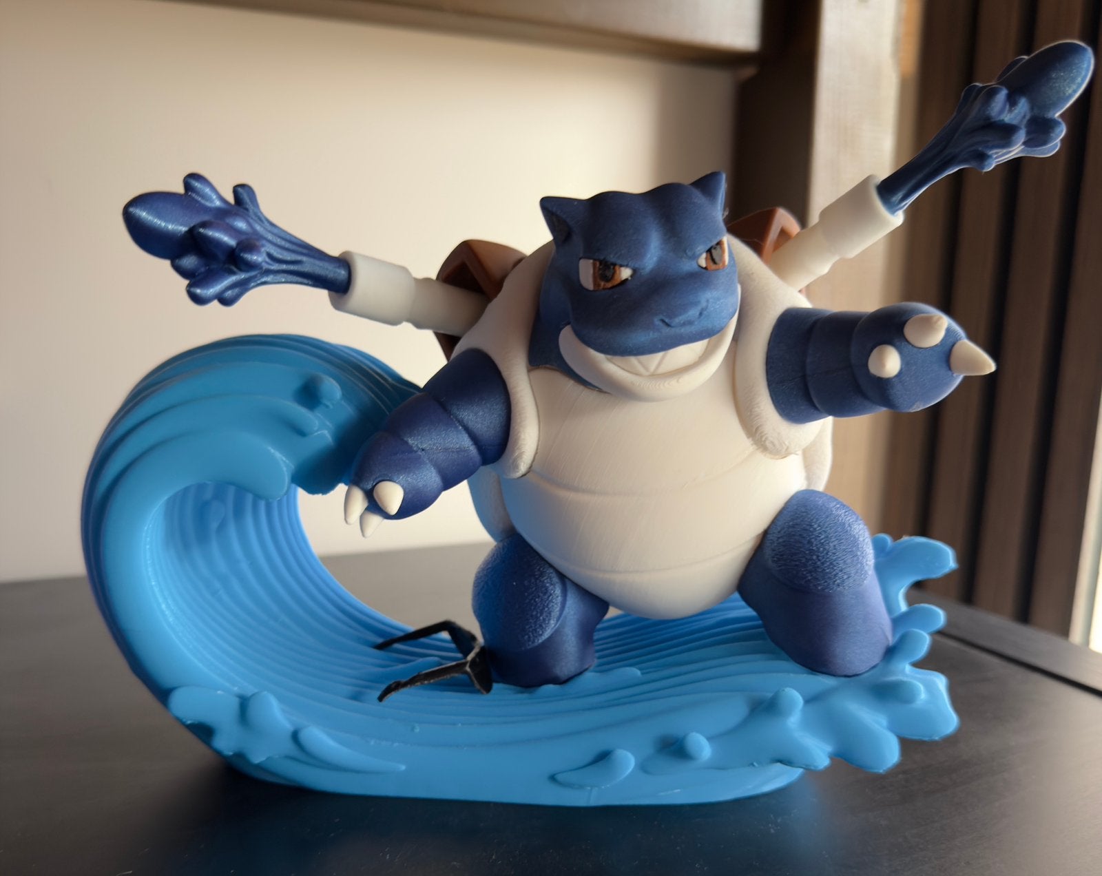 pokemoon surfing blastoise action figure, Ophalen of Verzenden